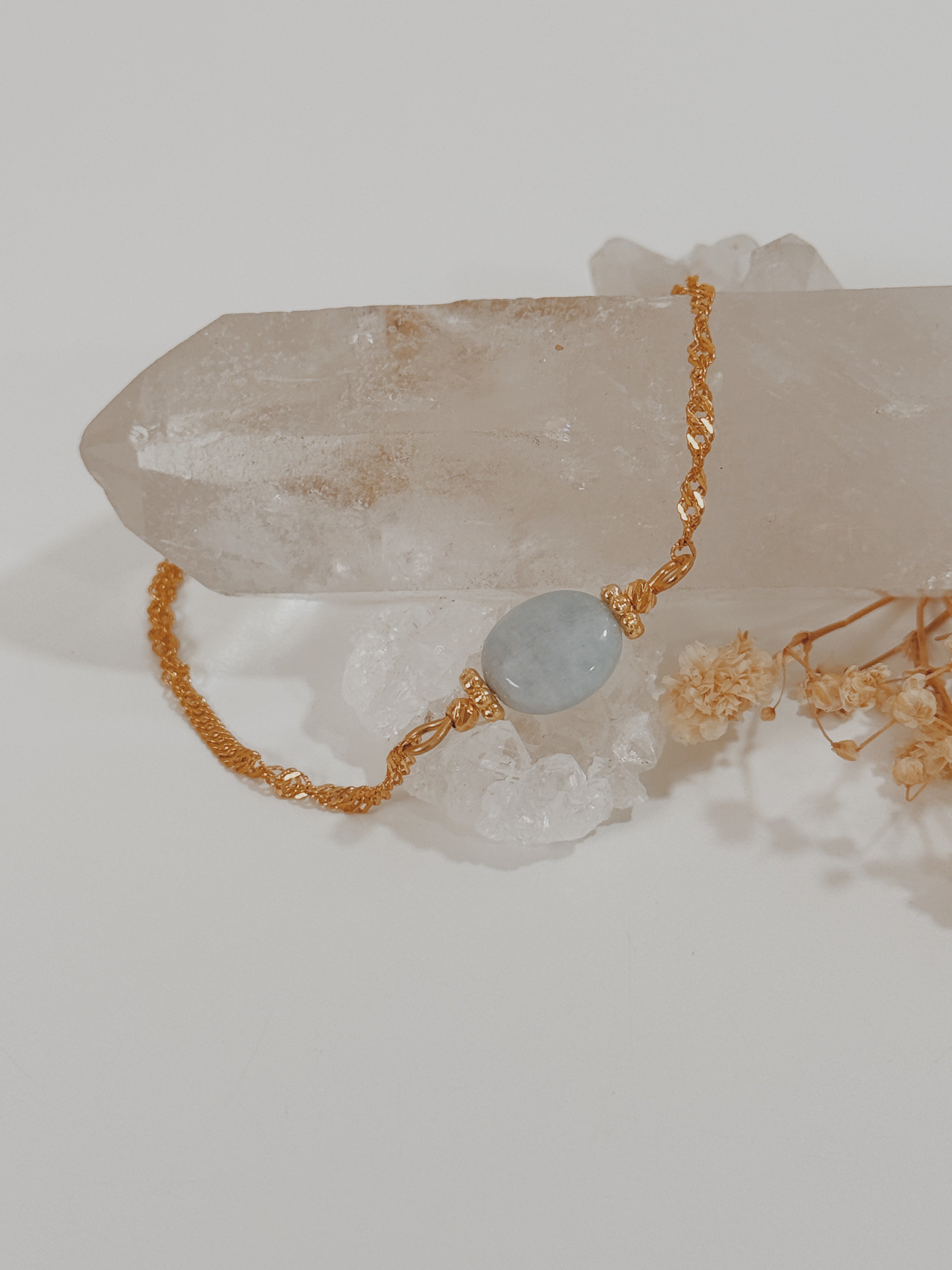 Pulseira Abby Agua Marinha