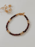 Pulseira Paola Granada e Labradorite