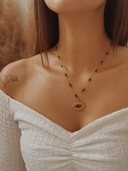 Colar Osh Olho de Tigre