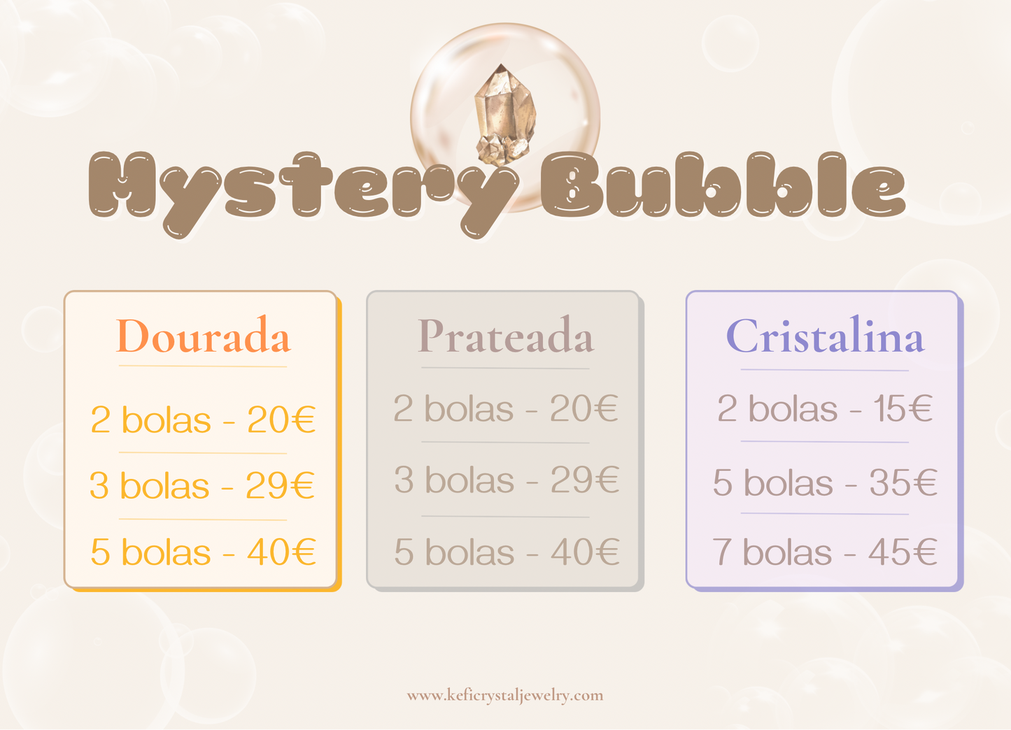 Mystery Bubble - Surpresa com Alma