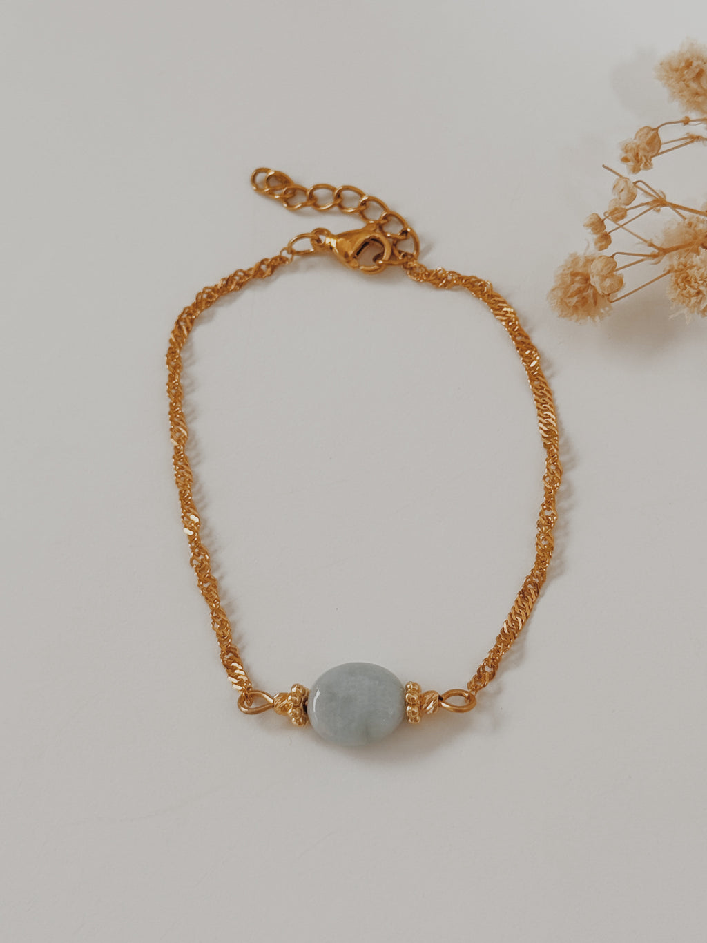 Pulseira Abby Agua Marinha