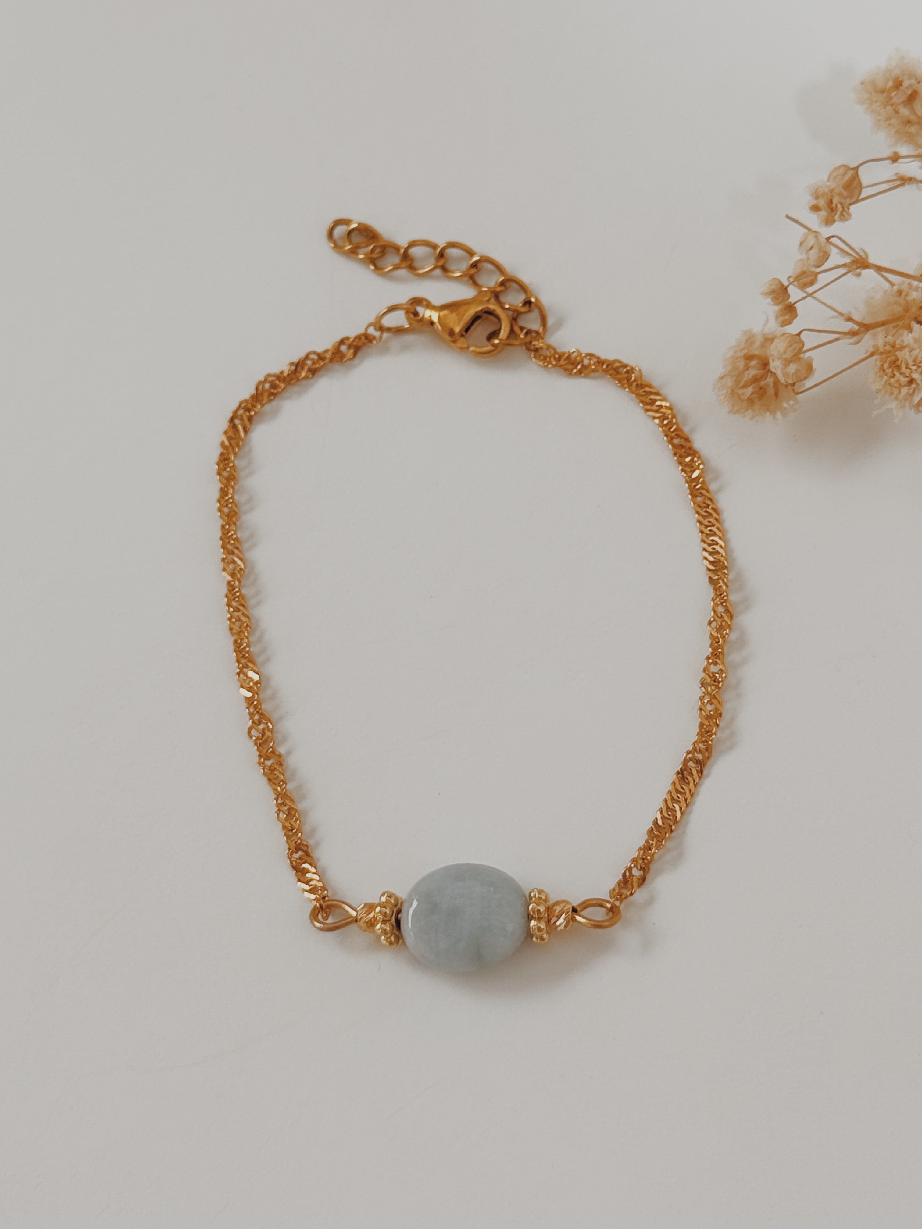 Pulseira Abby Agua Marinha