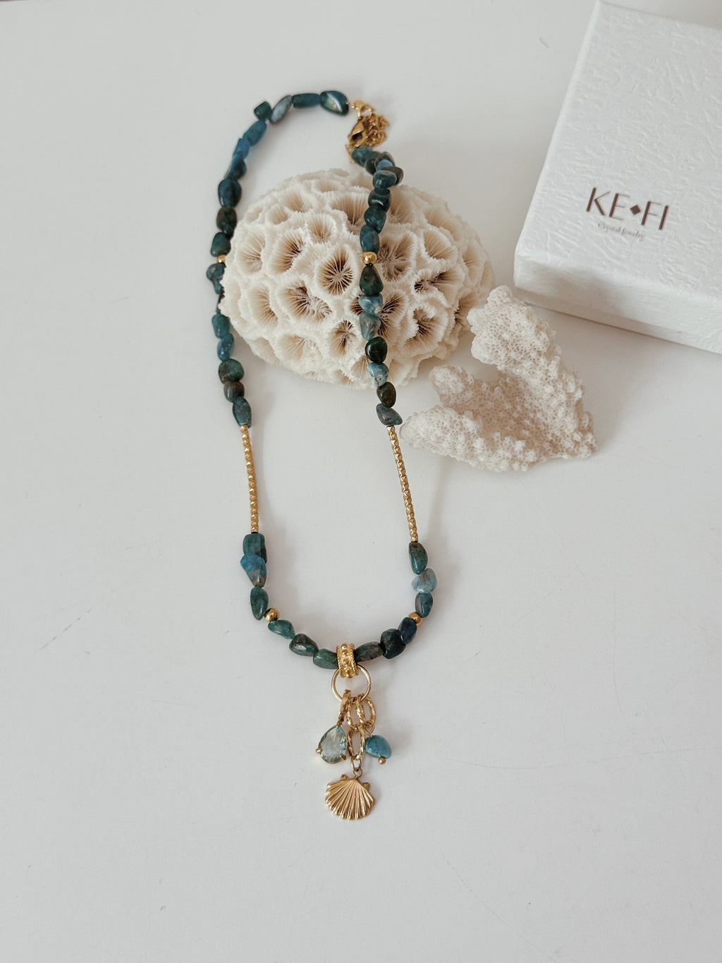 Colar Summer Vibes | Apatite azul