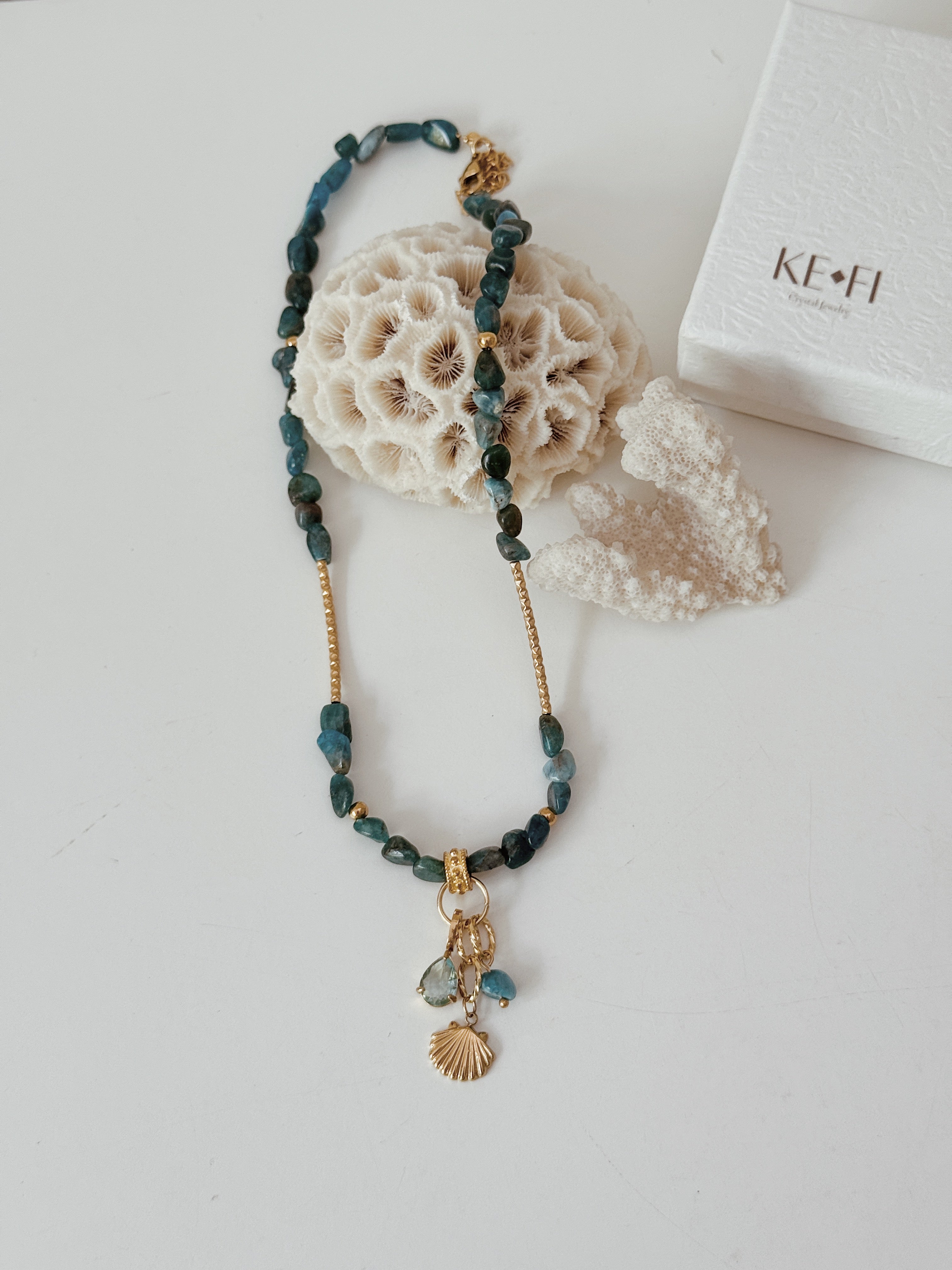 Colar Summer Vibes | Apatite azul