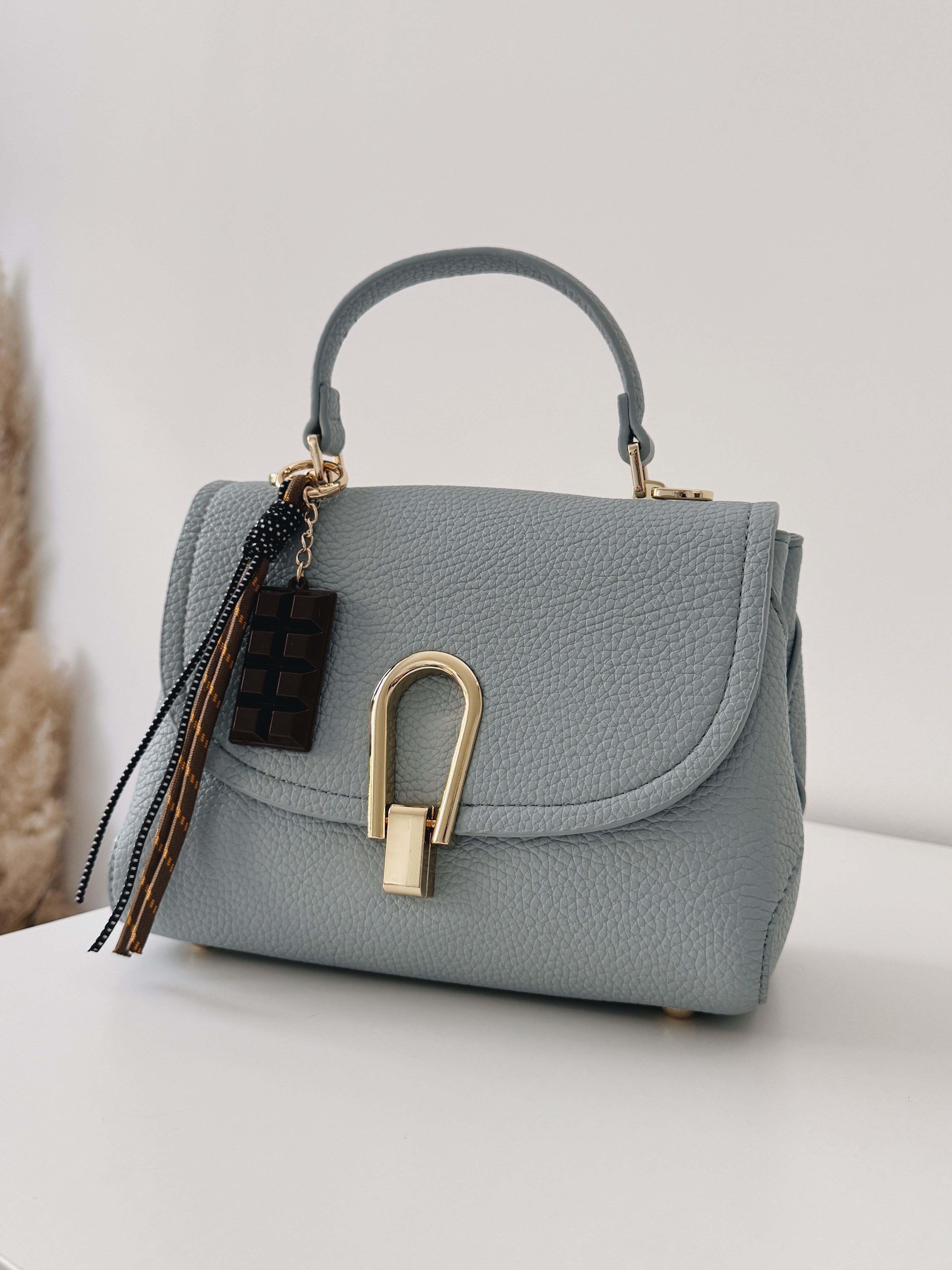 Mala de mão charm | azul pastel