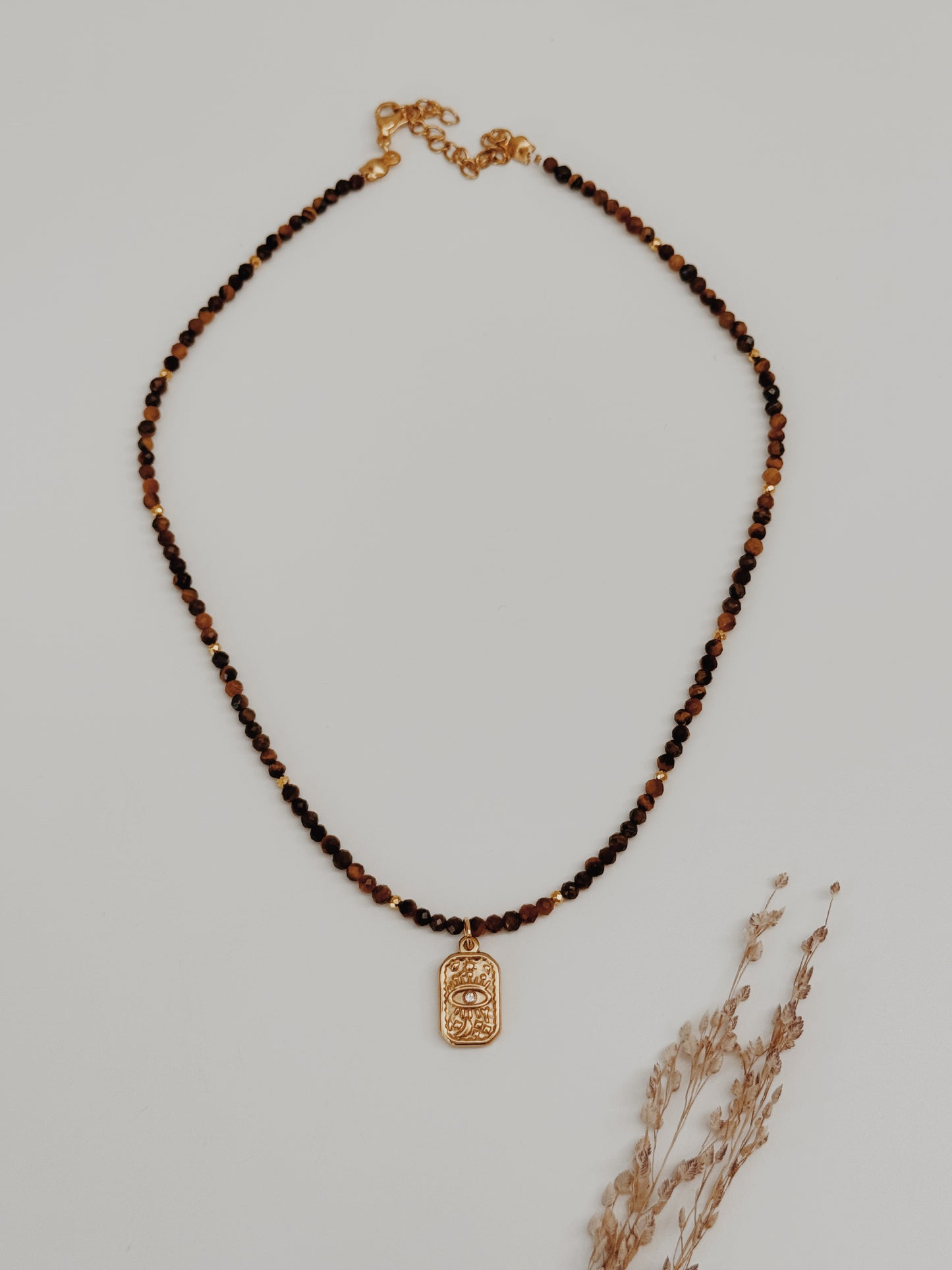 Gargantilha Lyra ( cristais facetados )