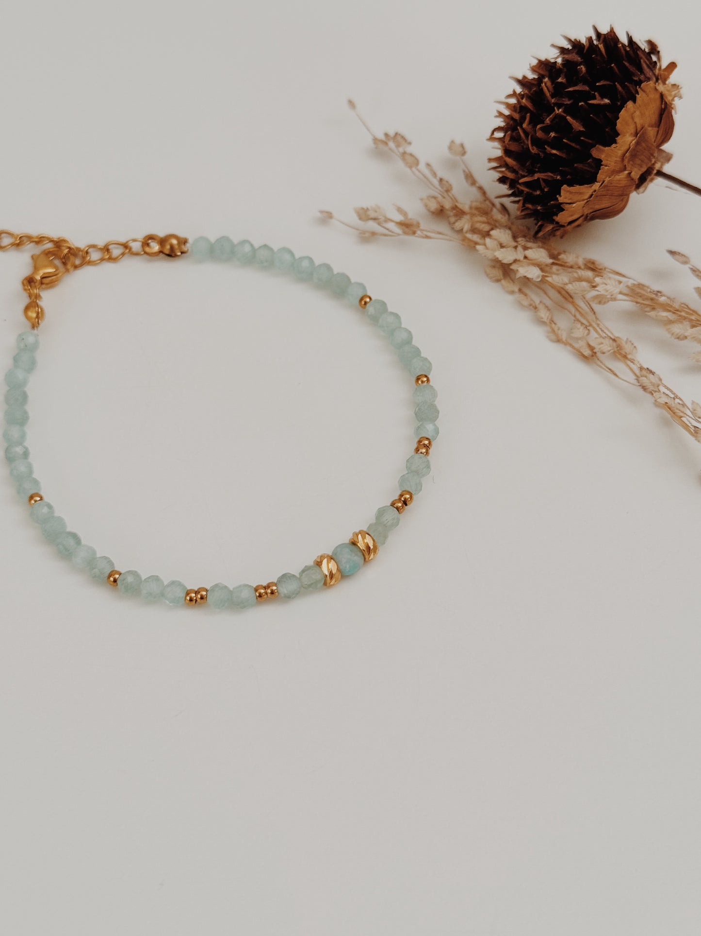 Pulseira Amazonite - Rios Sagrados