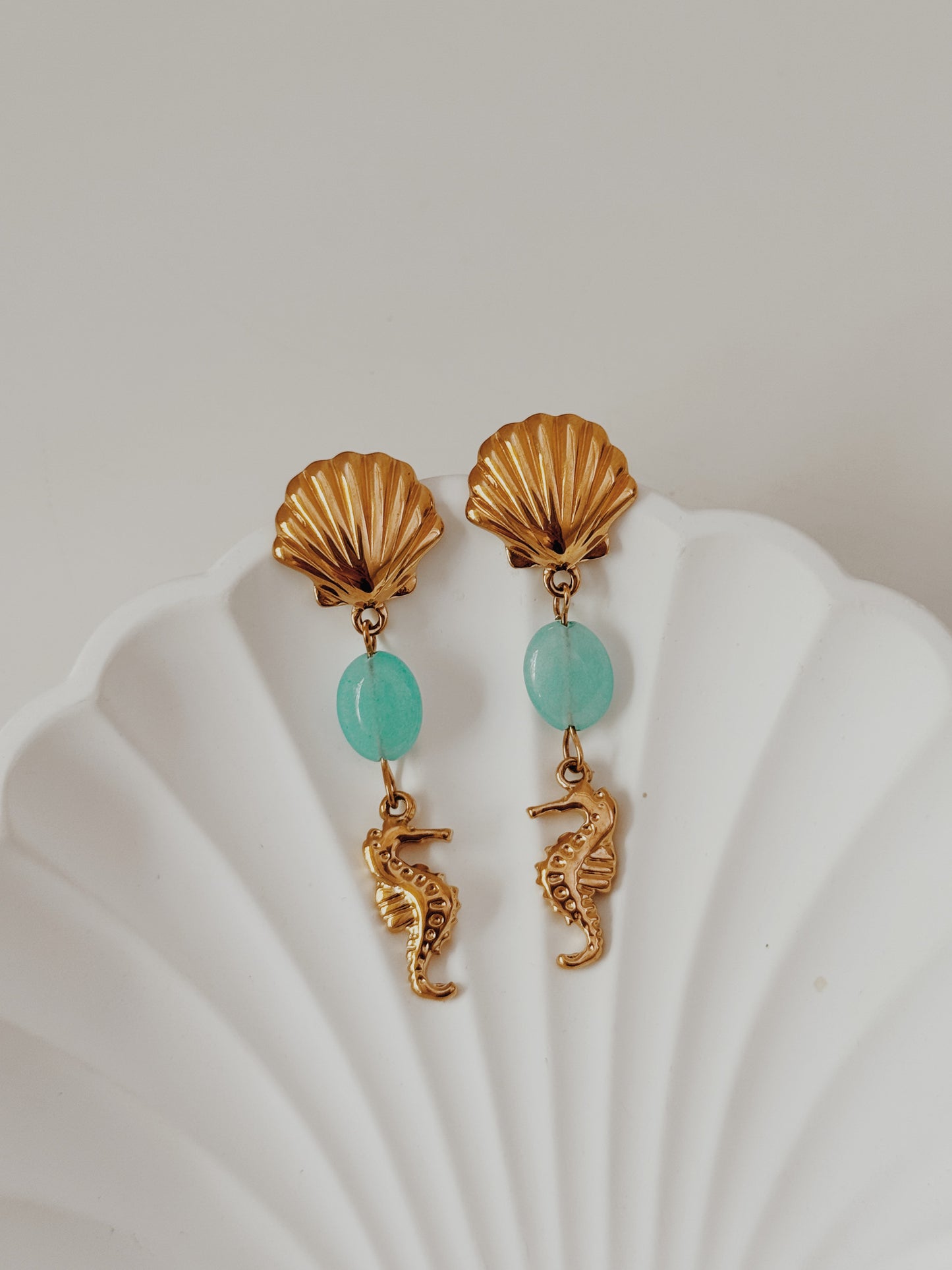 Brincos Summer Amazonite