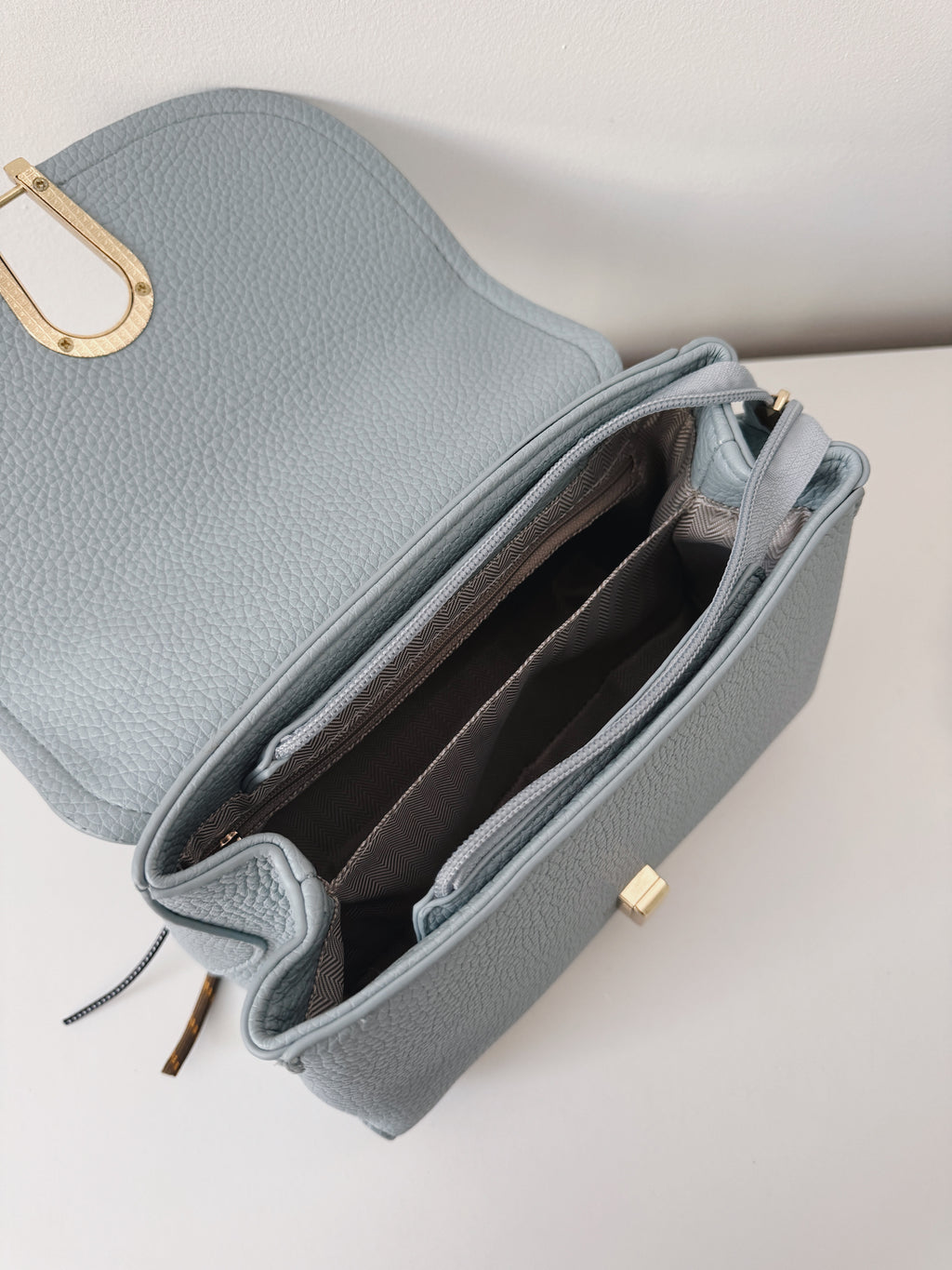 Mala de mão charm | azul pastel