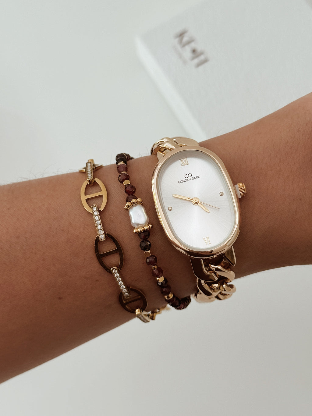 Pulseira Granada | pérola