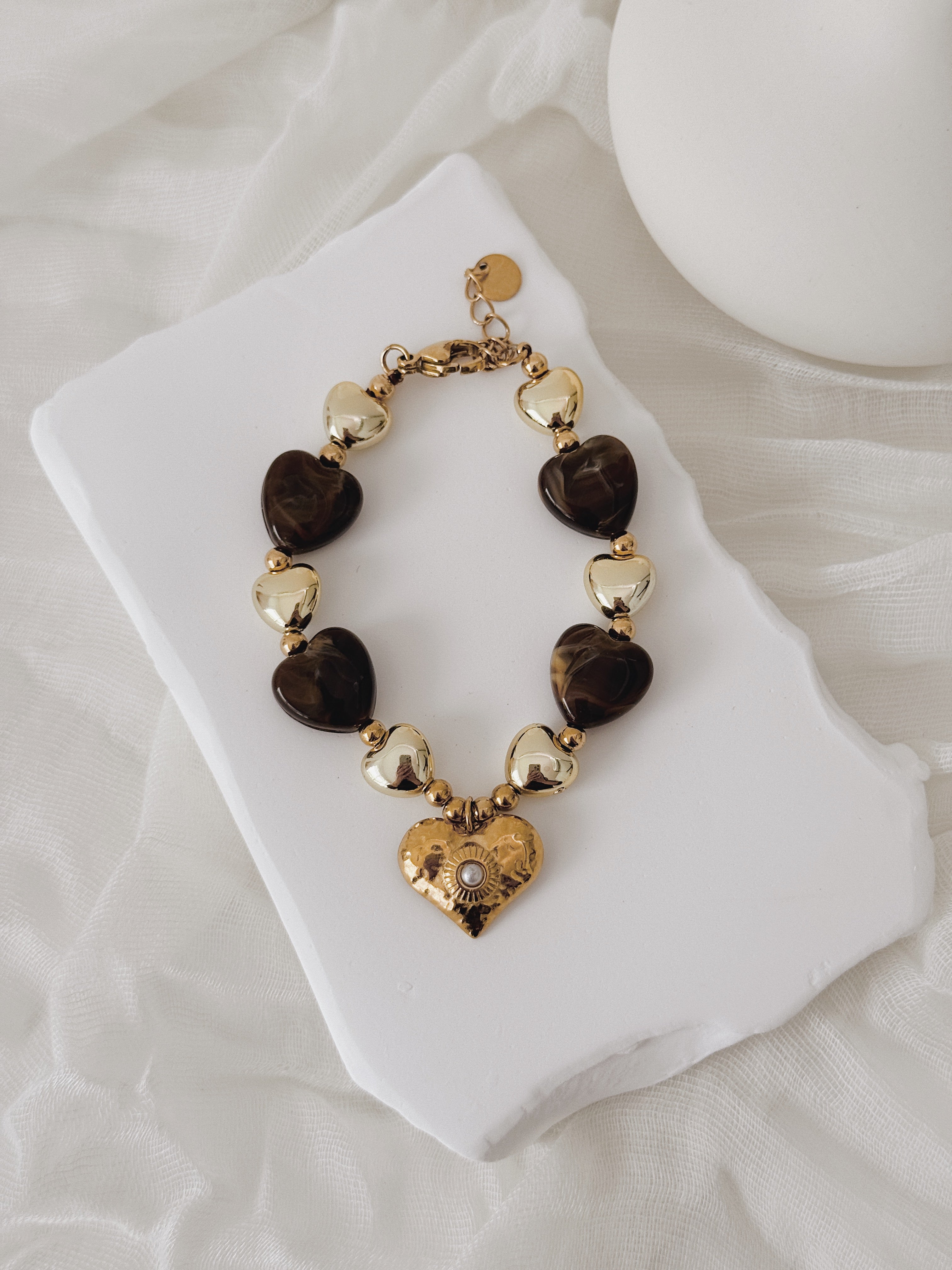 Pulseira Heart Brown