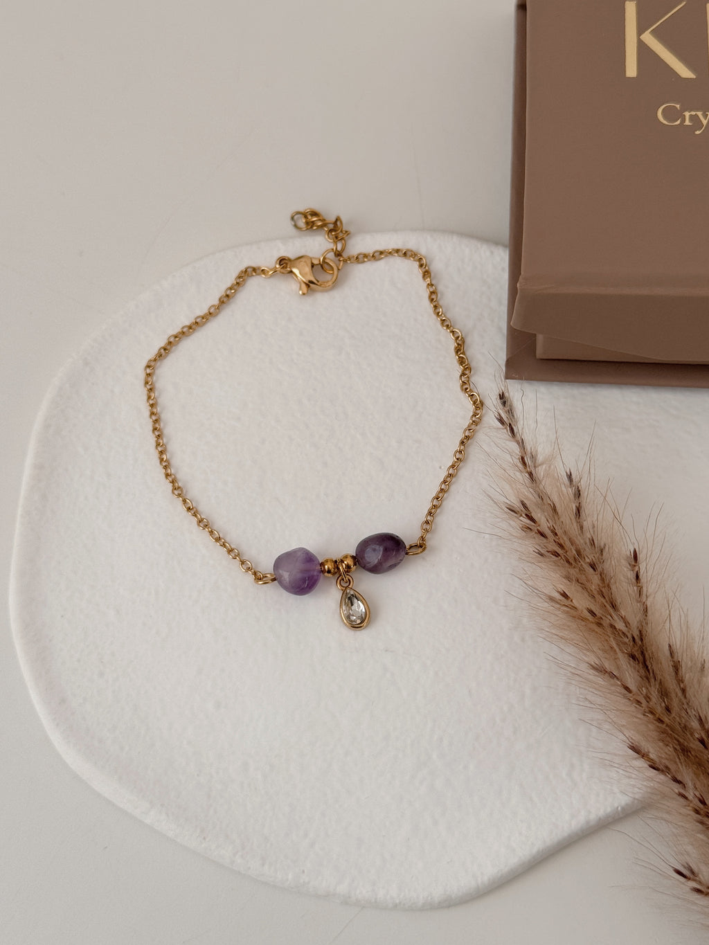 Pulseira Consciência ( ametista )