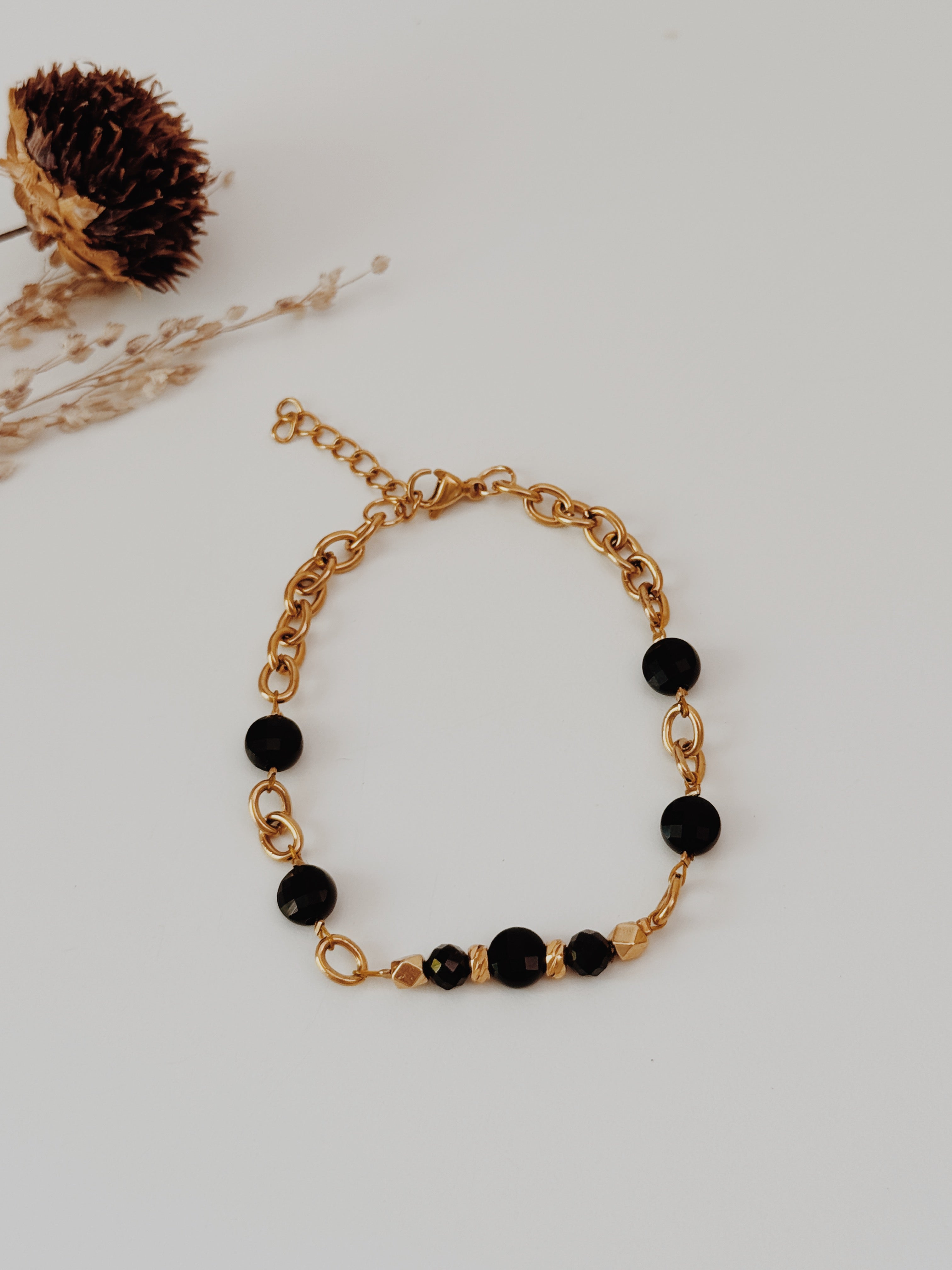 Pulseira Raiz Ancestral - Turmalina Negra