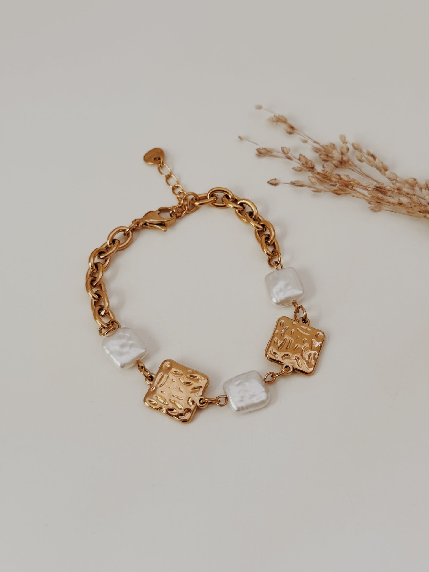 Pulseira maré dourada