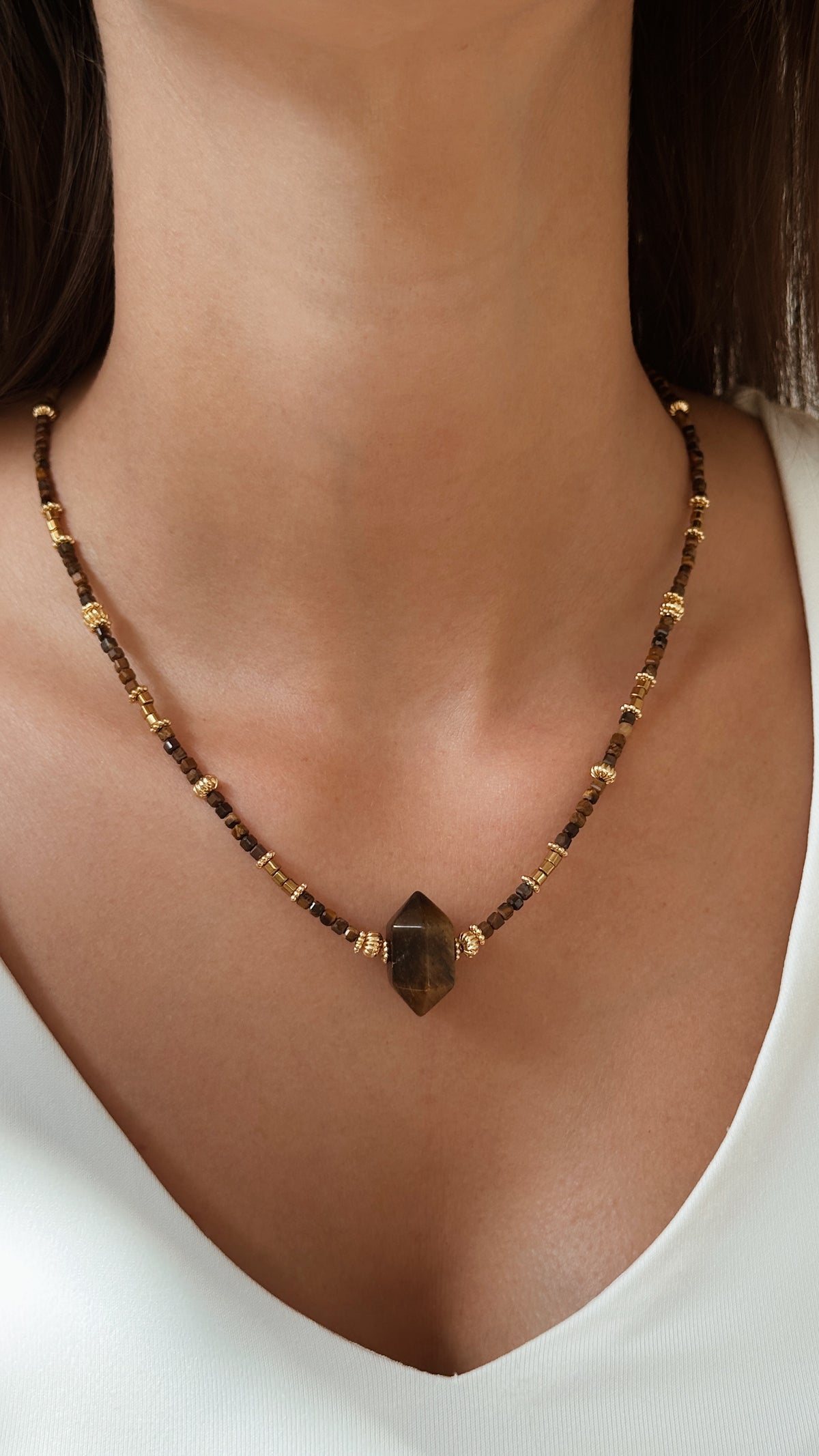 Colar Tiger Stone