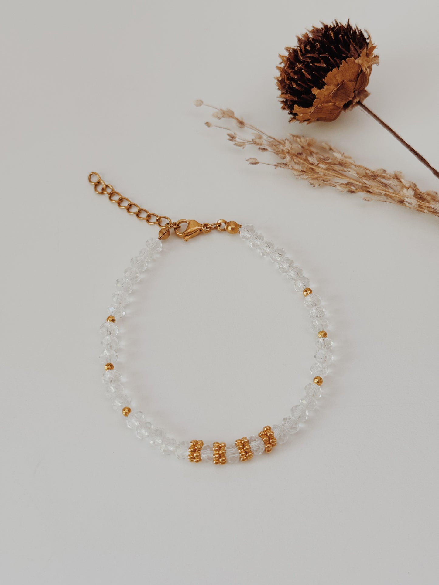 Pulseira Althea Quartzo Cristal