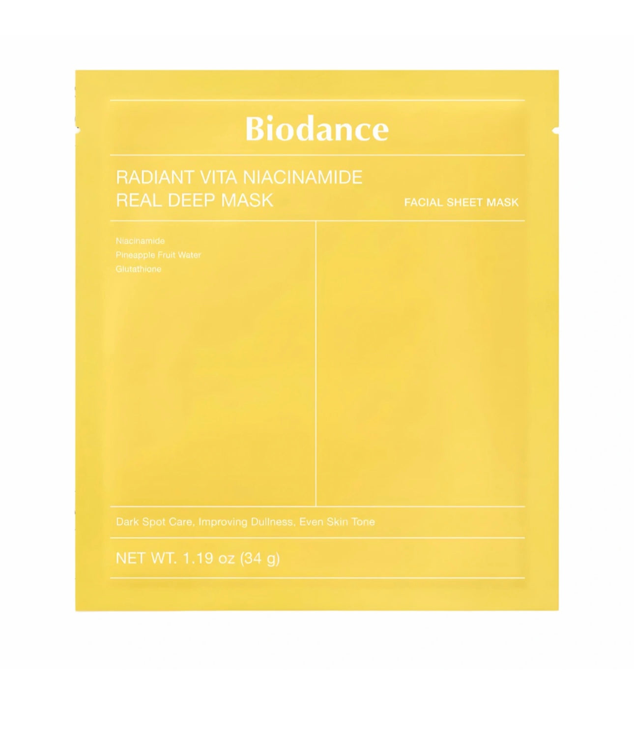 Biodance | Radiant Vita Niacinamide Real Deep Mask