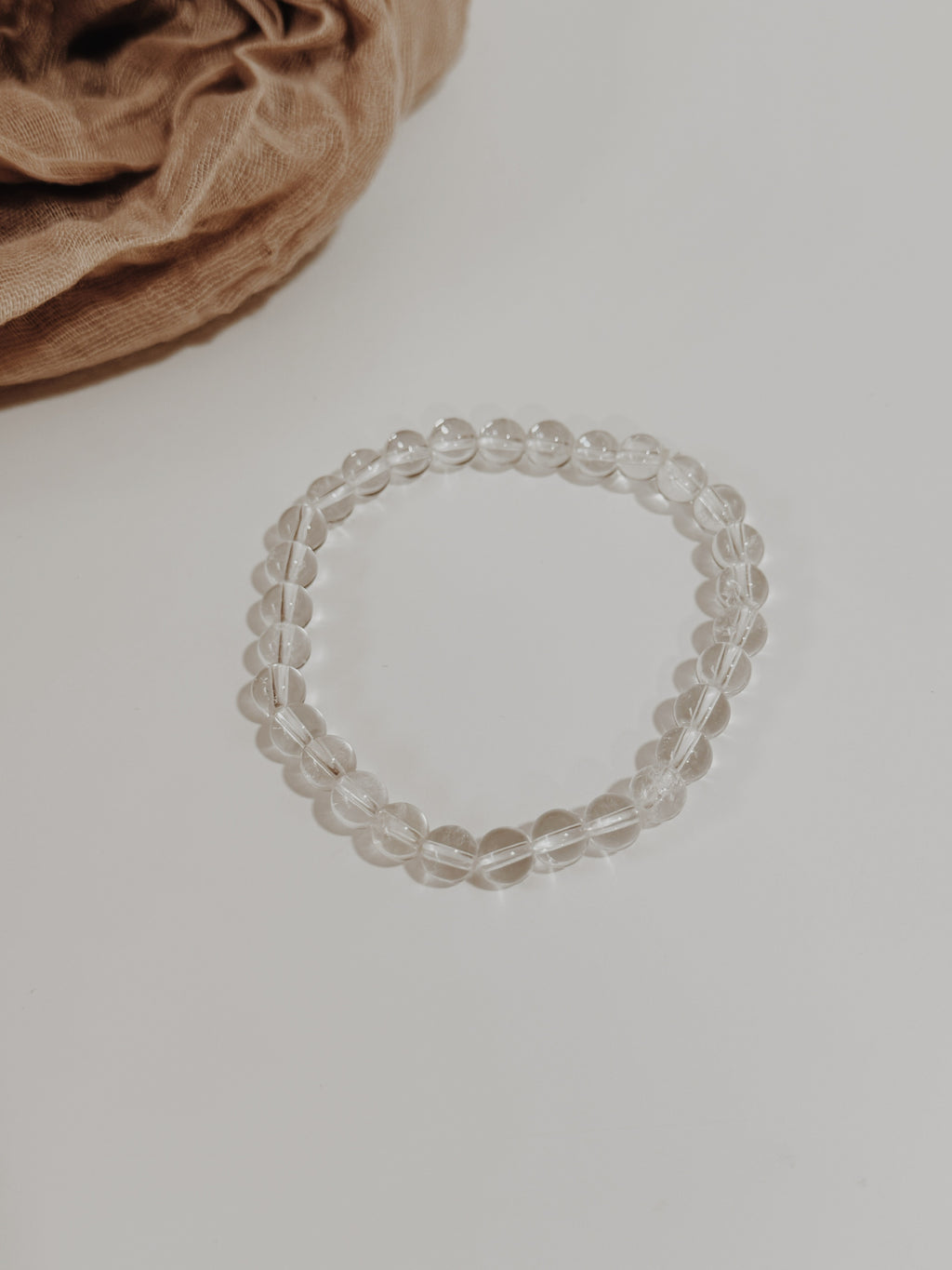 Pulseira de Quartzo 6mm