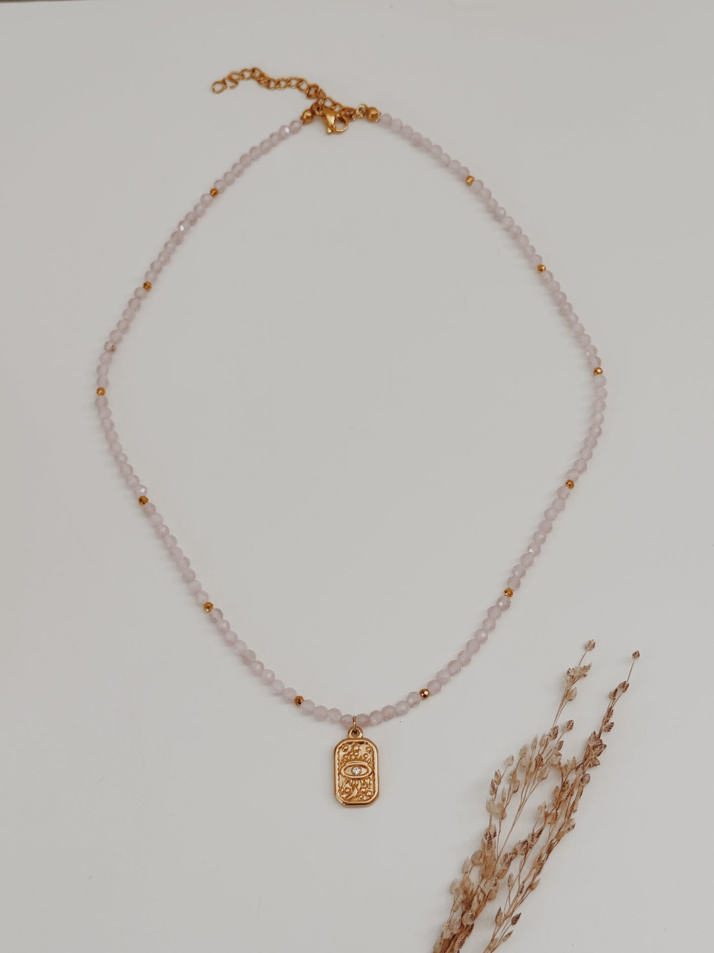 Gargantilha Lyra ( cristais facetados )
