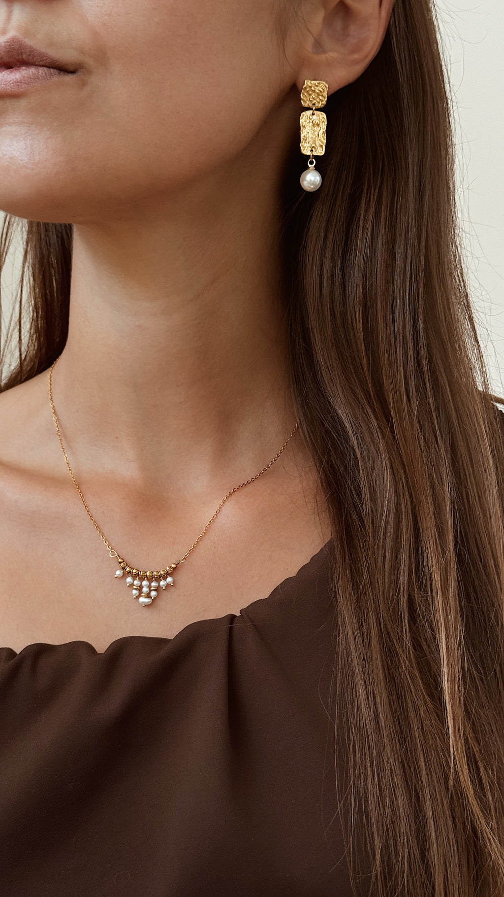 Colar Pearl Cascata