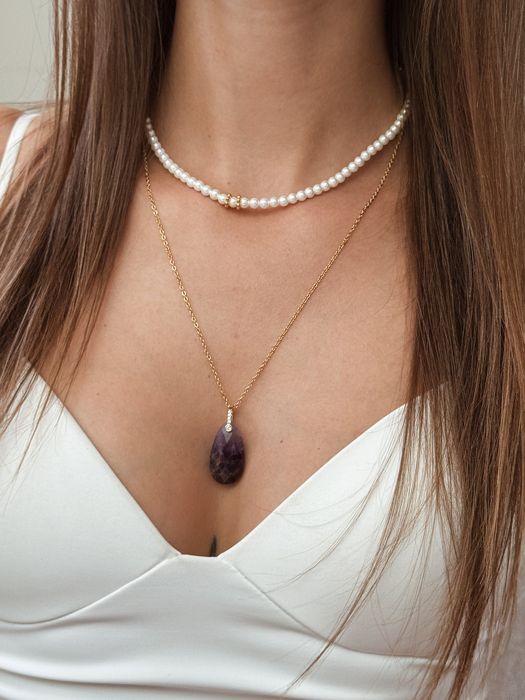 Colar Gota | cristais