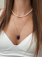 Colar Gota | cristais