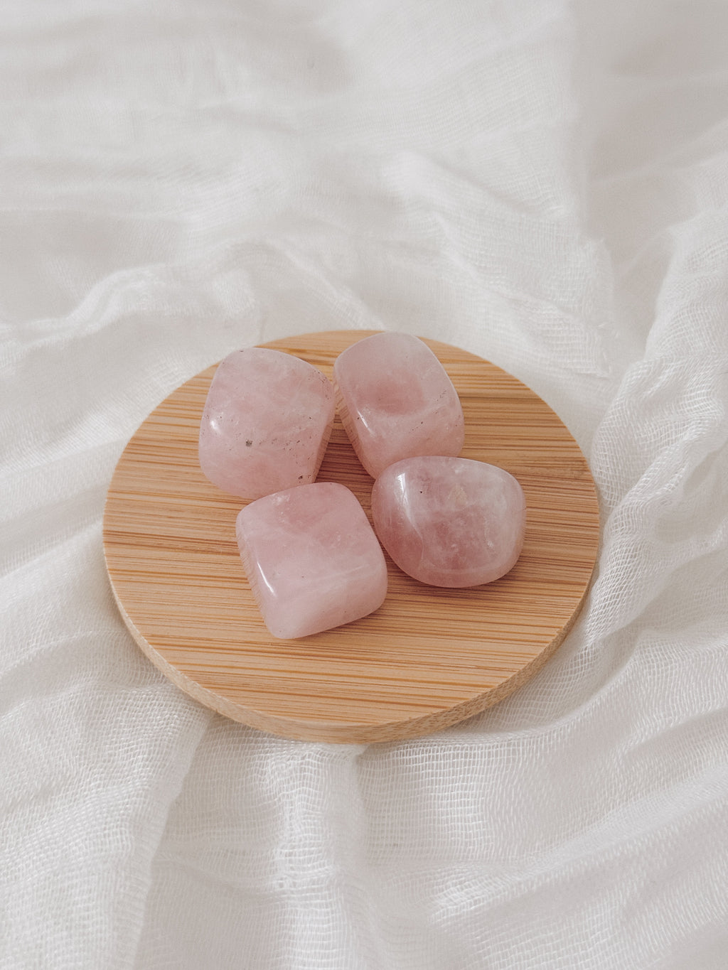 Quartzo rosa rolado