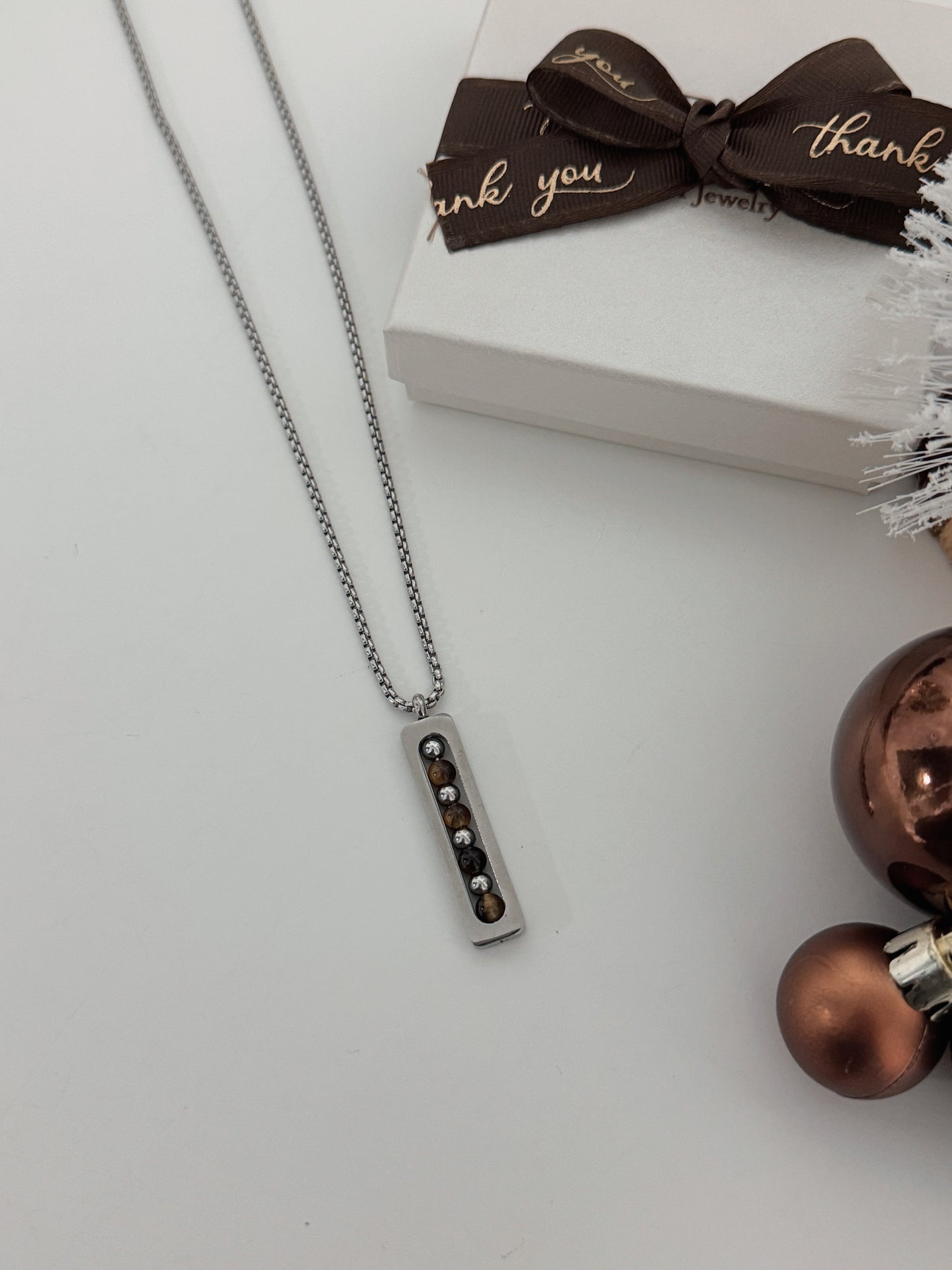 Colar Homem Olho de Tigre