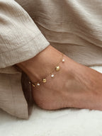 Pulseira de pé | mini conchas