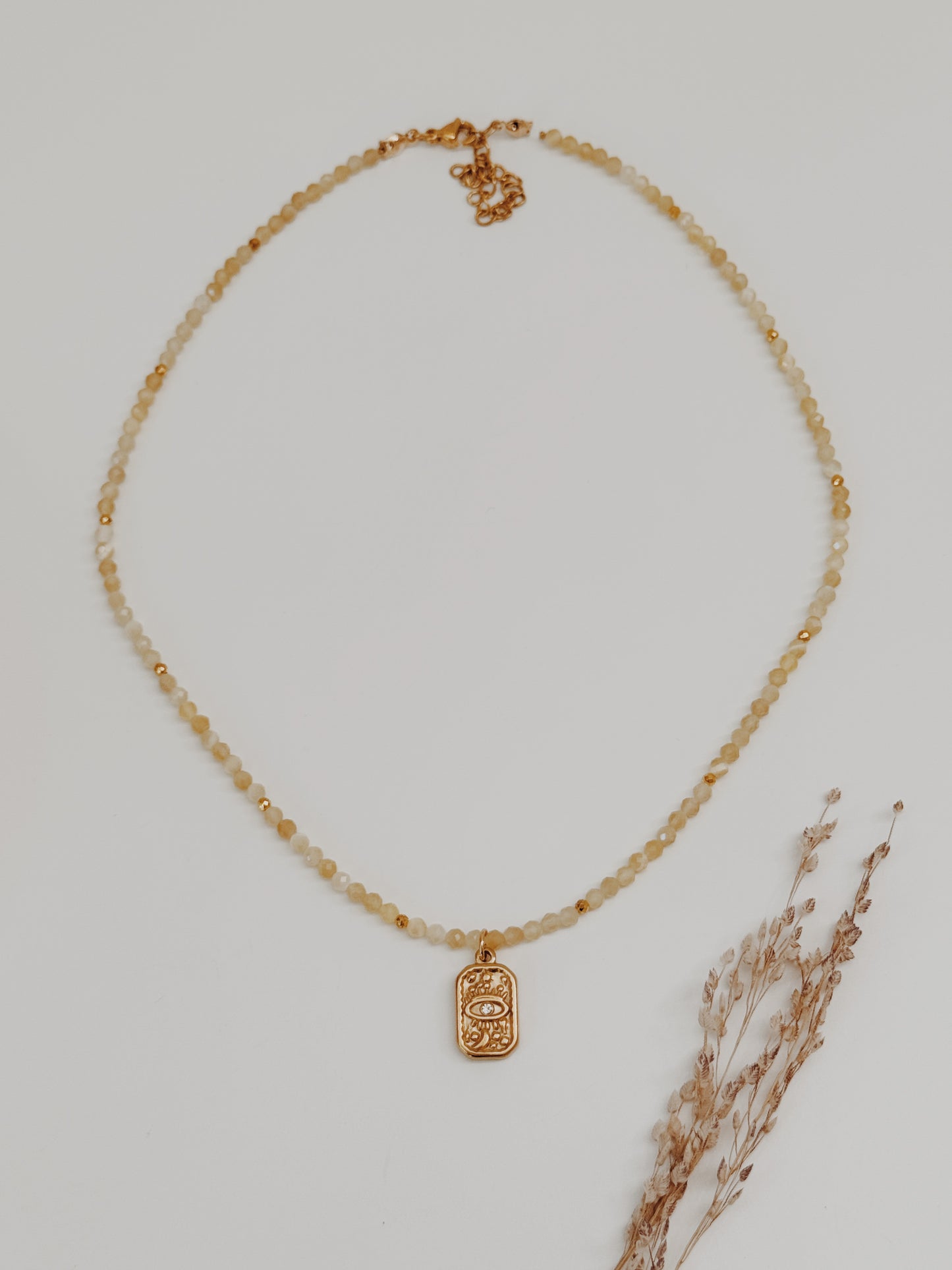 Gargantilha Lyra ( cristais facetados )