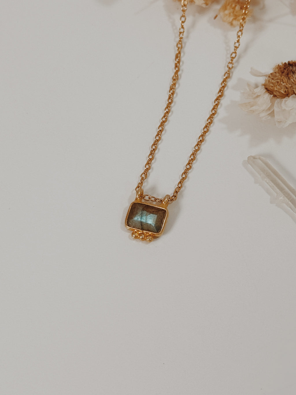 Colar Ana Labradorite