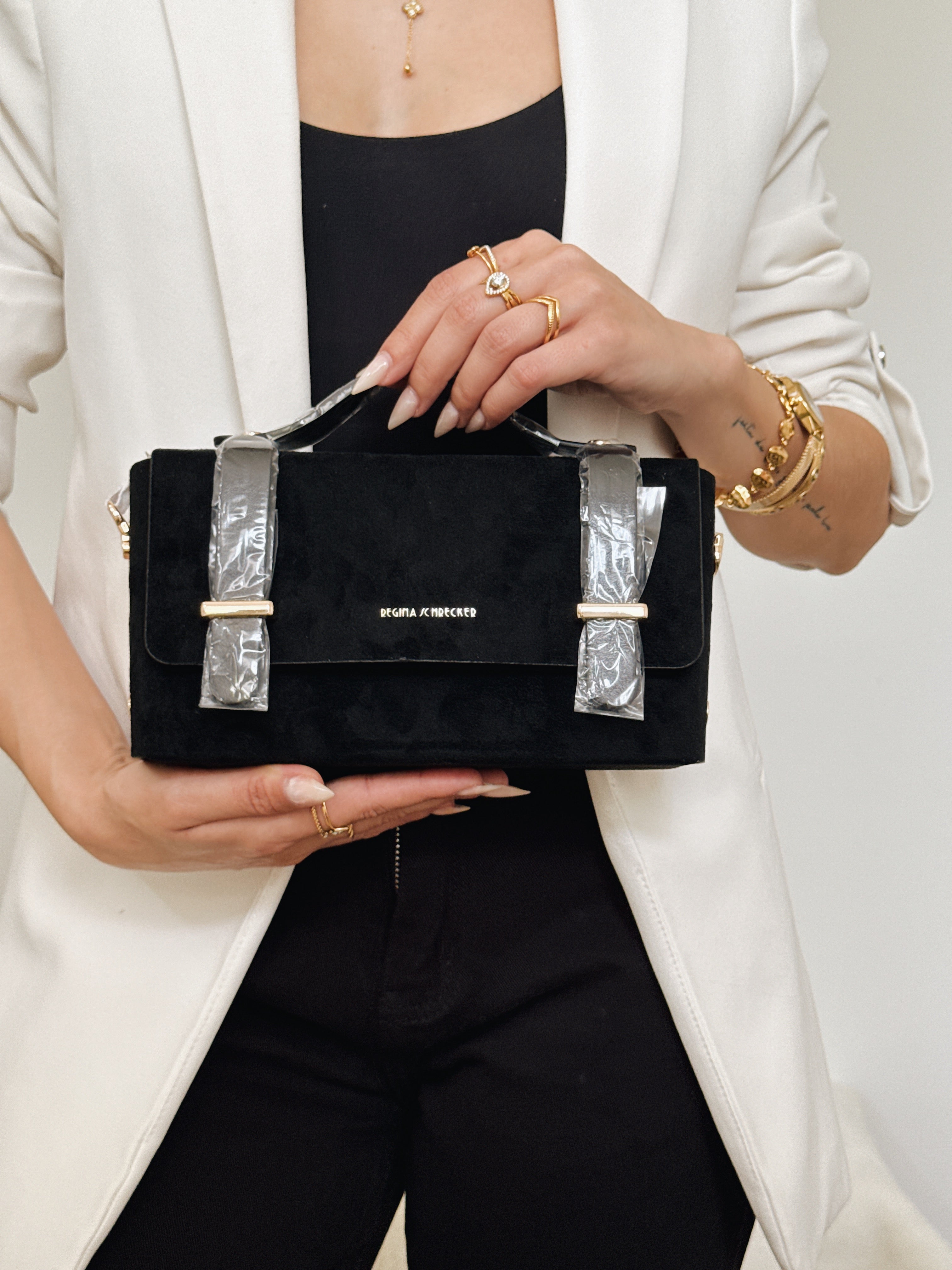 Mala Regina Schrecker |  camurça black
