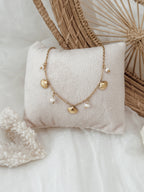 Pulseira de pé | mini conchas