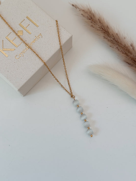 Colar simples Selenite