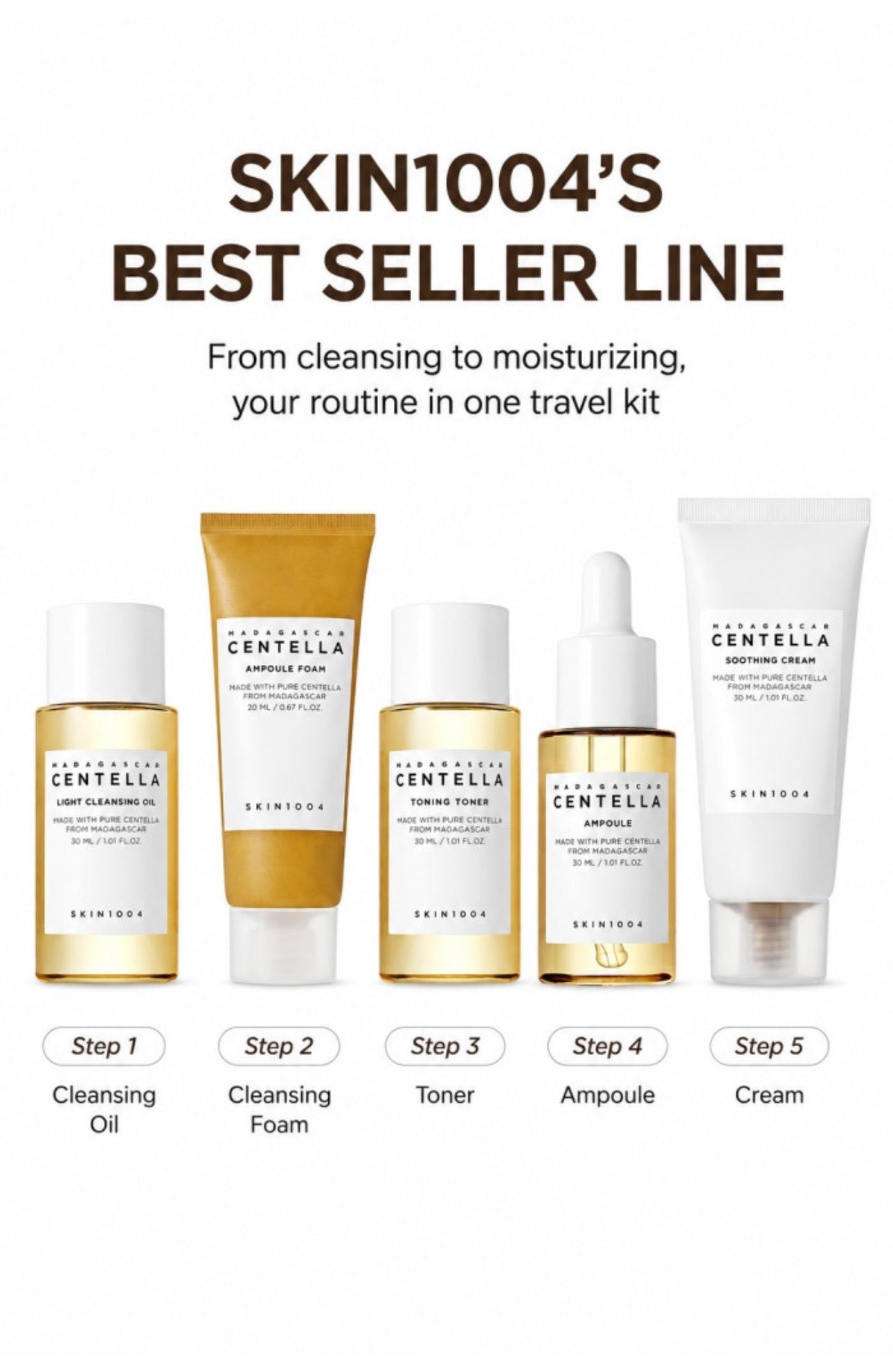 SKIN1004 | Madagascar Centella Travel Kit