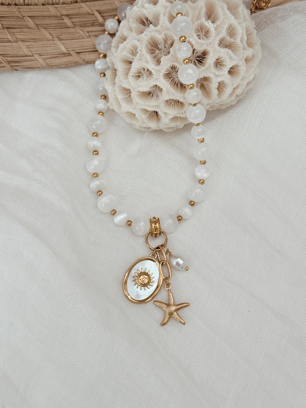 Colar Summer Bubble | selenite
