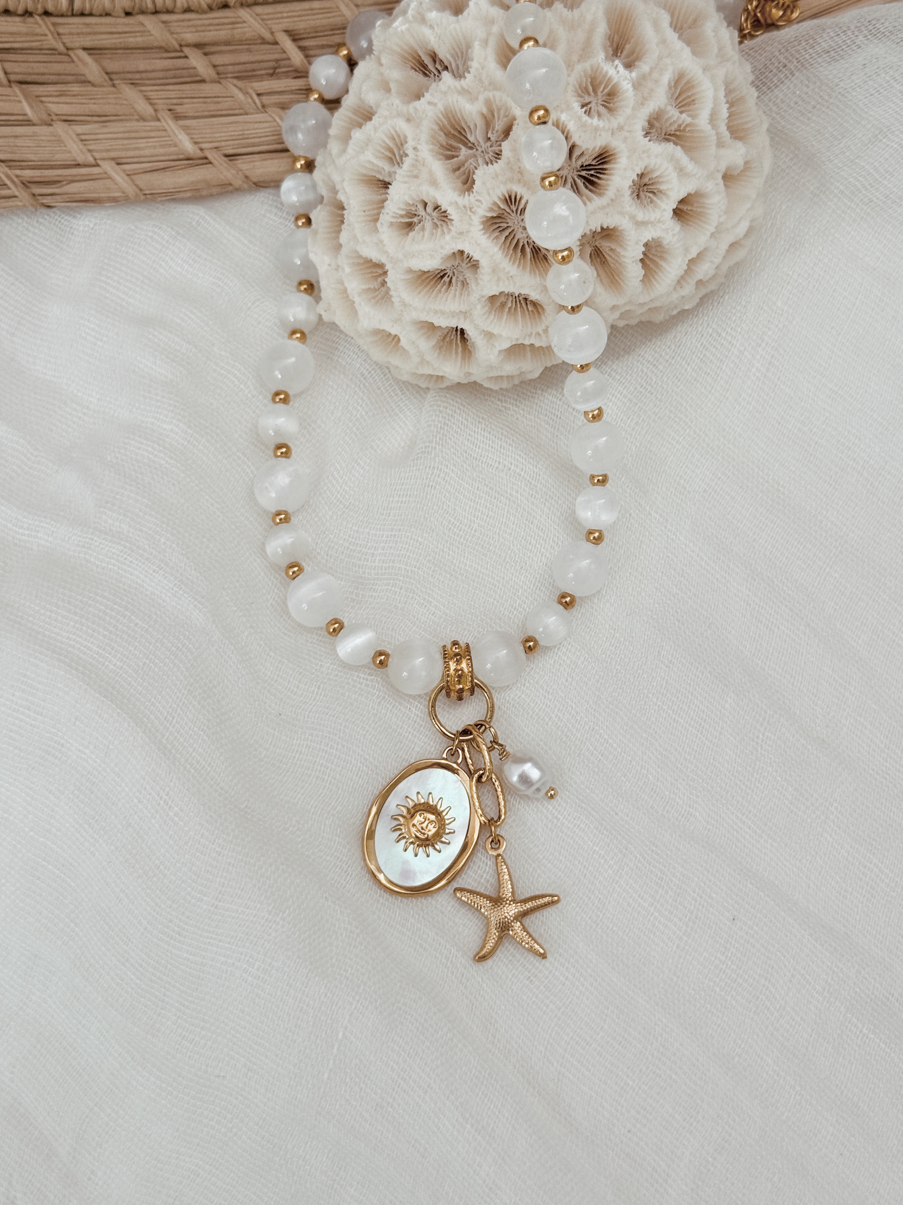 Colar Summer Bubble | selenite