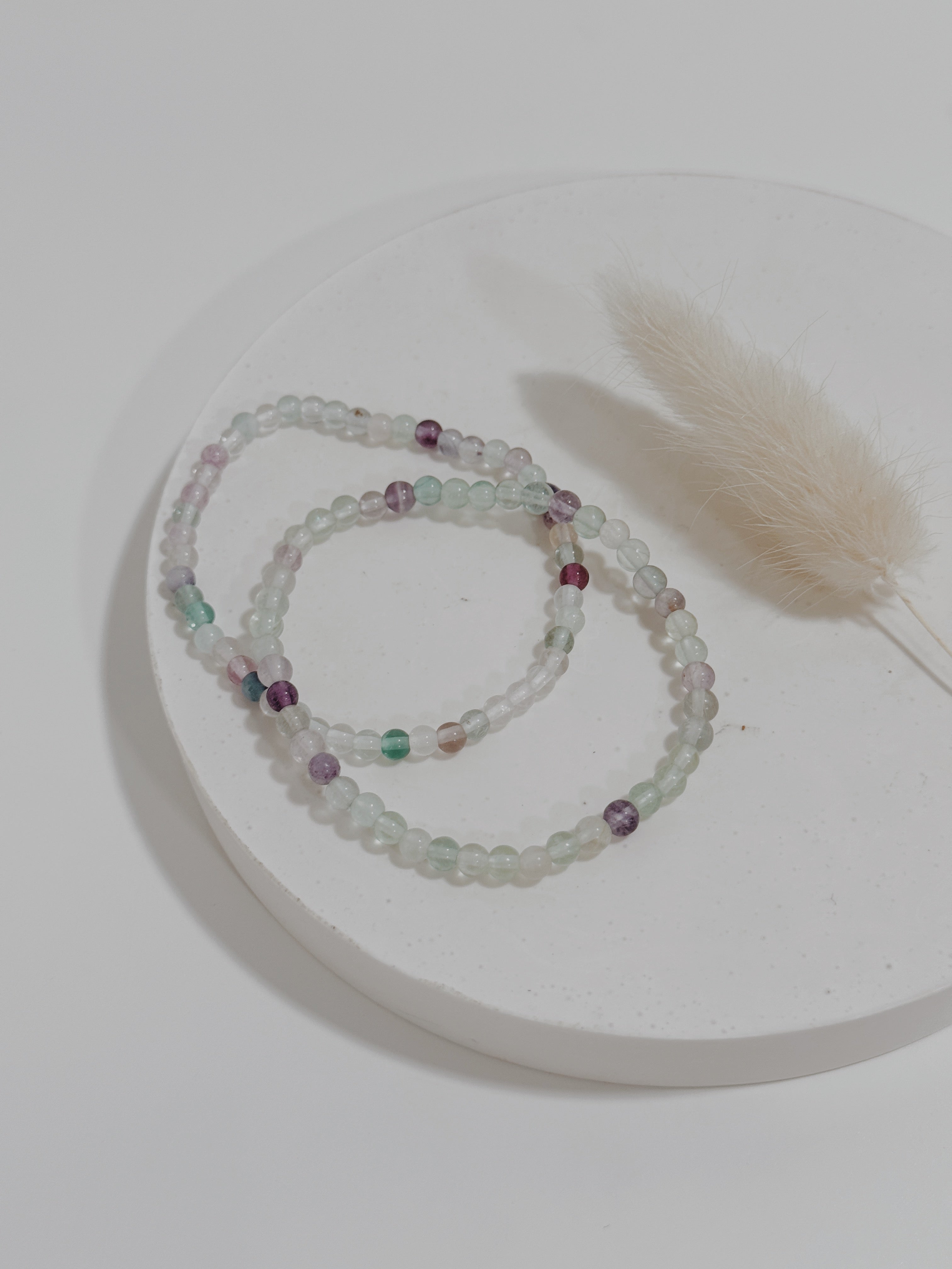 Pulseira Flourite Arco-íris
