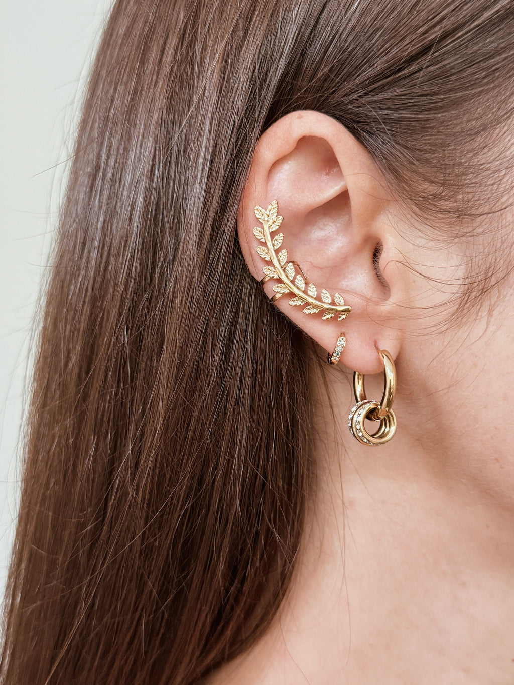 Earcuff Folha | ajustável