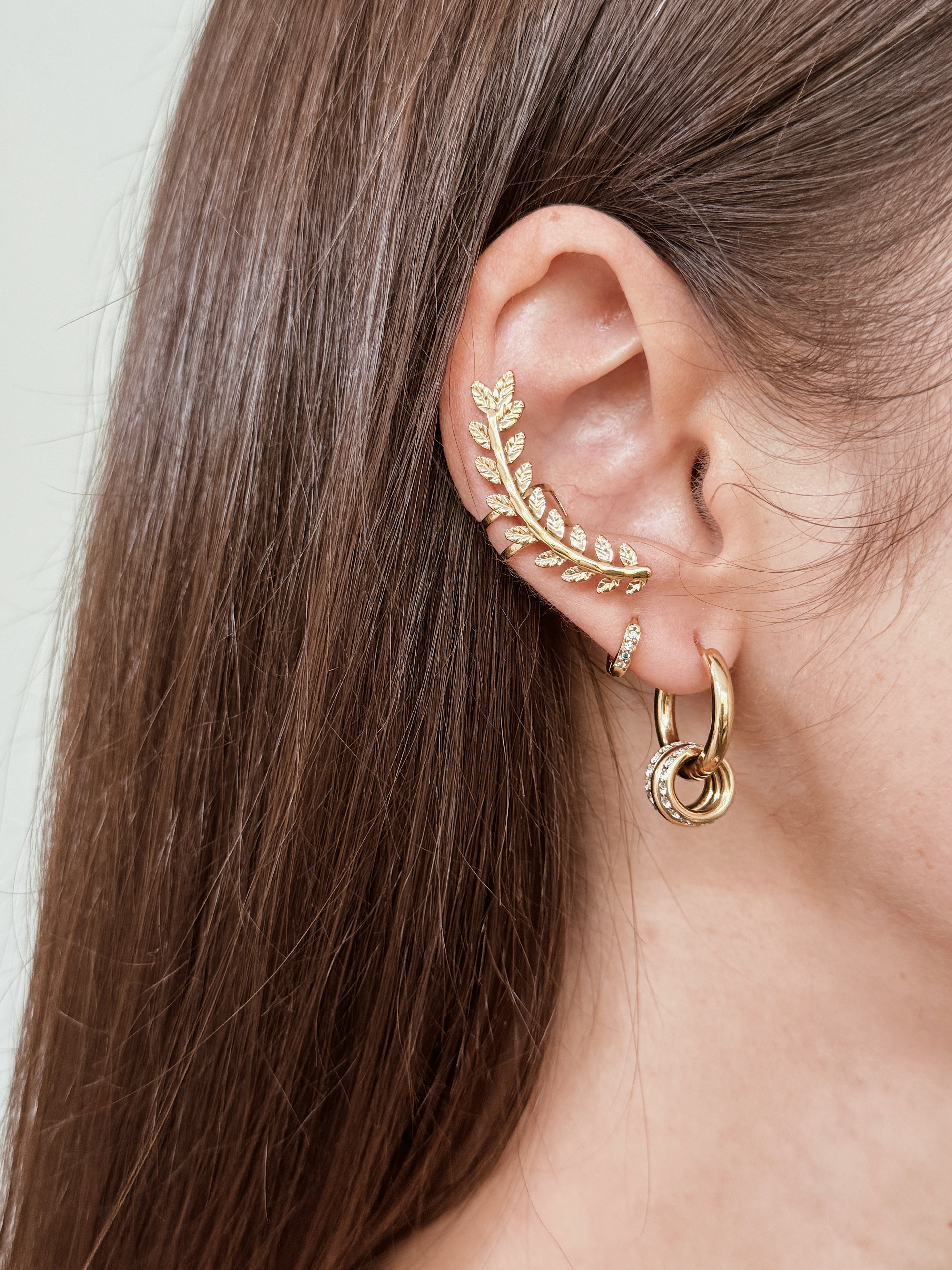 Earcuff Folha | ajustável