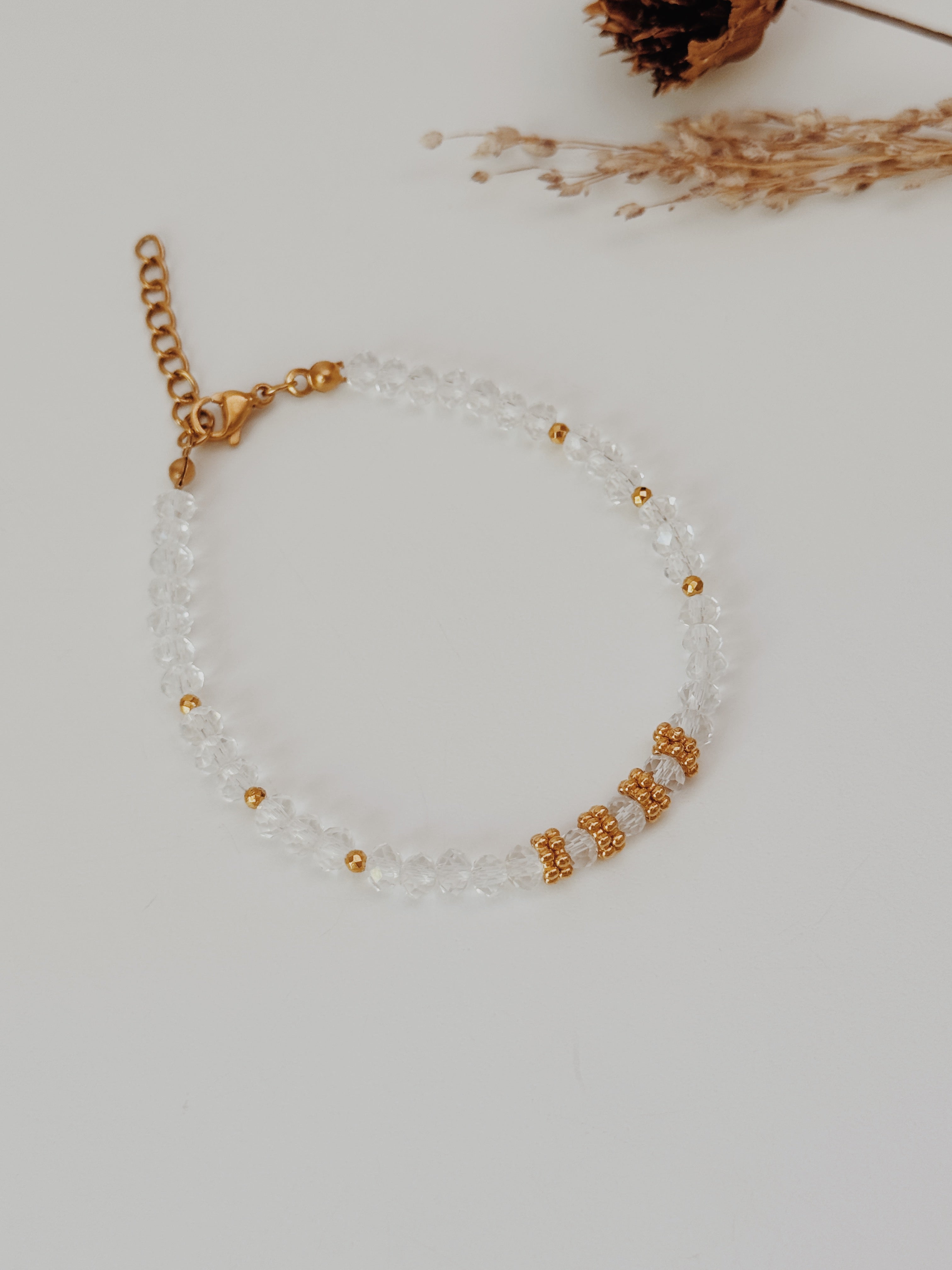 Pulseira Althea Quartzo Cristal