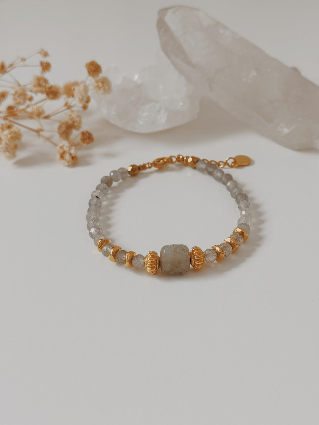 Pulseira chips Labradorite