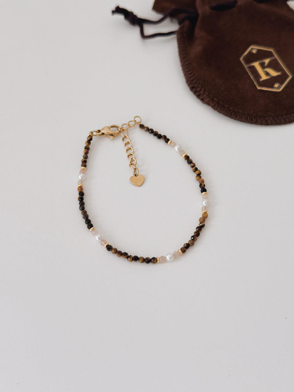 Pulseira Rose Tiger | olho de tigre