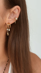 Brincos Triple Hoop