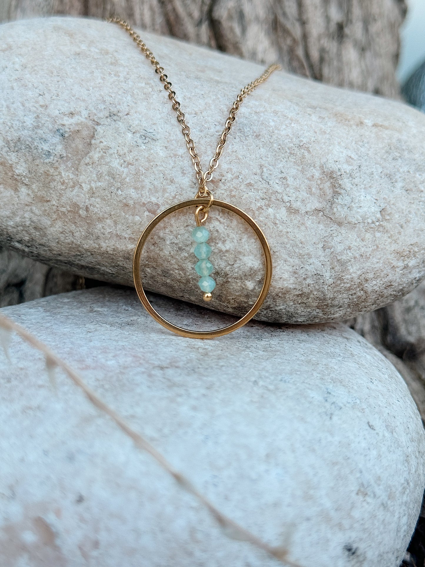 Colar terra Amazonite