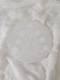 Base Selenite redonda | 7 Chakras
