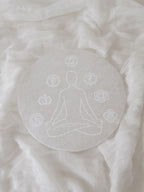Base Selenite redonda | 7 Chakras