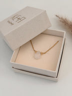 Colar gota Quartzo
