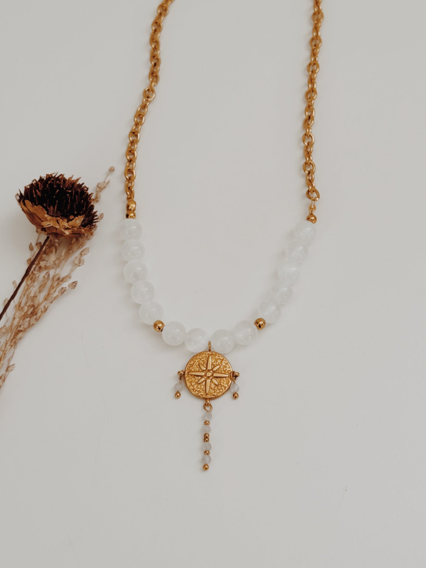Colar Auriel Selenite