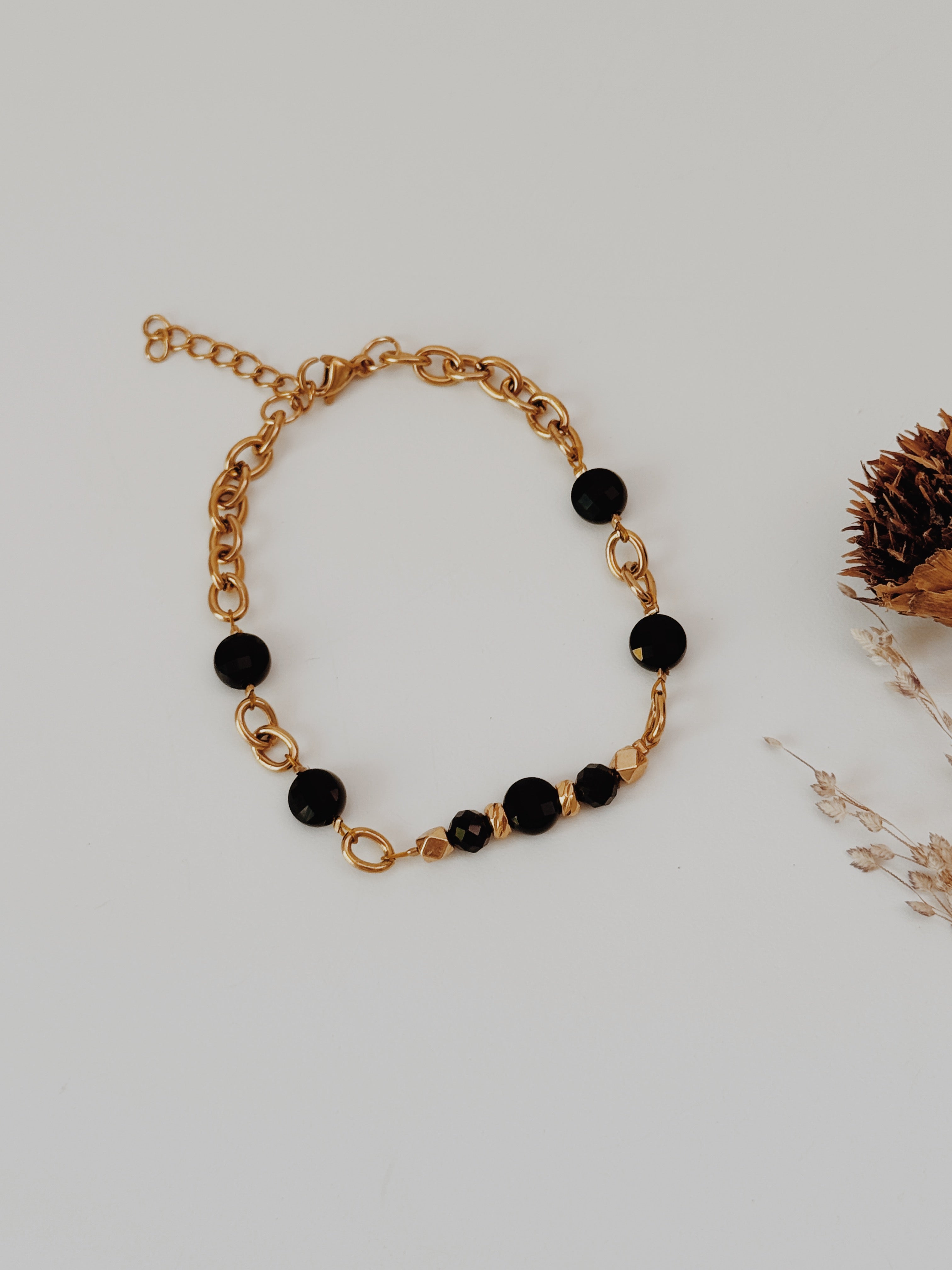 Pulseira Raiz Ancestral - Turmalina Negra